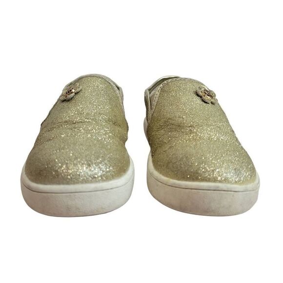 Michael Kors gold slip on Sneaker 9 - Picture 3 of 8